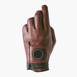 Gants de golf en cuir Cabretta OEM pour gaucher, à doigts complets, imperméables, toutes saisons, performance professionnelle, respirants, légers, pour l'extérieur - Product Image 6
