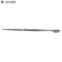 Spatule de laboratoire dentaire et de modelage Zahle Carver, double extrémité, en acier inoxydable de haute qualité, pour mélange et sculpture