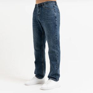 Nouveau design 2026 – Jean homme classique en denim, prix compétitif, vente en gros, impression de logo personnalisée - Product Image 3