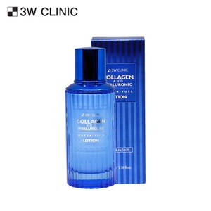 Lozione idratante Water-Full della 3W Clinic con collagene e acido ialuronico, flacone da 100 ml - Product Image 1