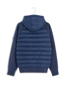 Collection Hiver Hommes : Blousons matelassés à capuche bleu marine, chauds, légers, respirants, sur mesure, mode hiver moderne - Product Image 2