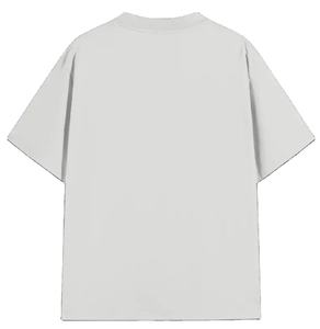 Venta al por mayor de encargo de alta calidad de gran tamaño 100% algodón Loose Fit Drop Shoulder camiseta Vintage recortada Camiseta para los hombres - Product Image 5