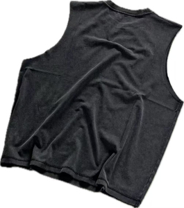 Débardeur Homme Oversize 2026 – Style Vintage Délavé avec Imprimé Étoile – Streetwear Ample Coupe Musclée – Idéal Été Décontracté - Product Image 6