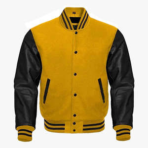 Vestes de baseball personnalisées pour hommes, style Letterman, avec broderie chenille, veste universitaire personnalisée avec impression en relief du logo. - Product Image 1