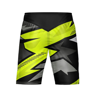Pantalones cortos de MMA sublimados personalizados de alta elasticidad para artes marciales, grappling, kickboxing, jiu jitsu, BJJ, lucha, muay thai - Product Image 2