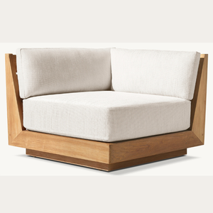 Canapé-lit en teck en promotion, avec mousse douce et résistante, adapté à l'extérieur comme à l'intérieur, robuste et durable. - Product Image 1