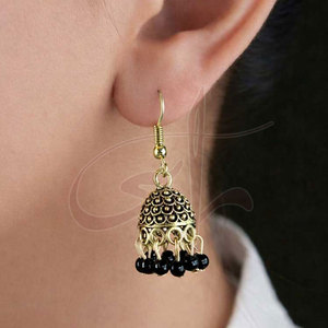 ต่างหูดีไซน์ล่าสุด ผลิตอย่างมืออาชีพ ต่างหูชุบทองแบบใหม่ น้ำหนักเบา - Product Image 2