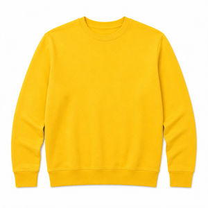 เสื้อสเวตเชิ้ตผ้าฟลีซรักษ์โลก คอกลม แขนยาว สีพื้น ย้อมสีตามสั่ง คุณภาพสูง สวมใส่สบาย รับผลิตตามแบบ (OEM) ขายส่ง - Product Image 1
