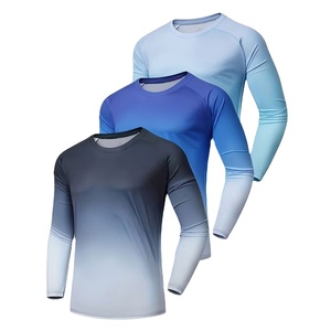 เสื้อรัดรูปแขนยาวพิมพ์ลายตามสั่ง สำหรับผู้ใหญ่ 男女  ผลิตจากโพลีเอสเตอร์และไนลอน แห้งเร็ว เป็นมิตรต่อสิ่งแวดล้อม - Product Image 3