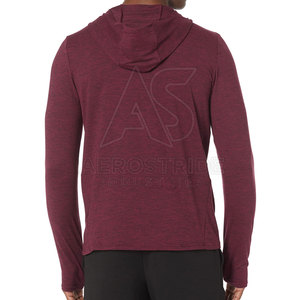 Vêtements de sport pour hommes, sweats à capuche de couleur unie, prix de gros, sweats à capuche slim fit pour hommes - Product Image 2
