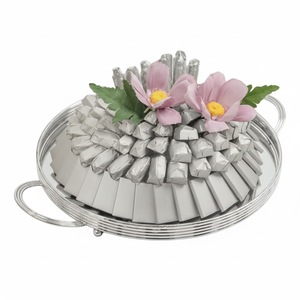 Standard Design Home <b>Table</b> Decorative Chocolate <b>Tray</b> Fine Quality Metal Chocolate <b>Tray</b> Dessert Platter For All Special Occasions - Product Image 5