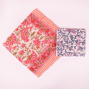 Paisley Cotton Block Printed Bandana <b>Square</b> <b>Scarf</b> Unisex Ethnic Style Spring Summer Use Neckerchief - Product Image 5