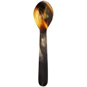 Cucharas Clásicas Hechas a Mano de Cuerno de Búfalo Natural para Té, Café y Postres - Product Image 2