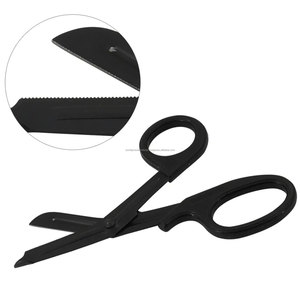 Ciseaux à effiler à lame tranchante en acier inoxydable, manche en plastique, ciseaux de coiffure à long manche, conception ergonomique - Product Image 1