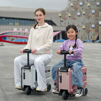 Valise intelligente à roulettes, valise de voyage de luxe en aluminium pour adultes et enfants, Dericsson 2025, 20 pouces