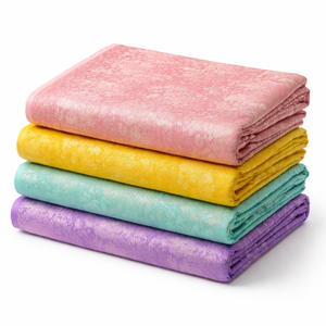 Tela de Seda/Algodón Brocada Floral Ligera de Lujo para Prendas Étnicas, Saris, Lehengas, Blusas, Tapicería y Manualidades - Product Image 1