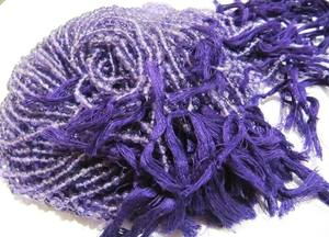 Cuentas de Amatista Natural Genuina, Redondas, Lisas, de 4-5 mm, Vendidas por Hilo de 13 Pulgadas - Product Image 5
