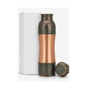 Bouteille d'eau en cuivre avec deux tasses, grande capacité, écologique, portable, design minimaliste, pour la maison, l'extérieur et les voyages - Product Image 3