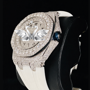 Men's Full Moissanite Diamond Watch Luxury Iced Out Bracelet Wristwatch - Product Image 2