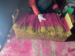 Natural Pink Incense <b>Stick</b> 12 Inch – Eco-Friendly, Clean Burning, <b>Light</b> Aroma for Worship, Meditation and Daily Use - Product Image 6