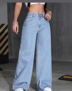 Women's Panelled Coated Waxed Cotton Denim Embroidered Printed Sequin Embellished <b>Boot</b> Cut Knee Length Eco-Friendly Jeans - Product Image 6