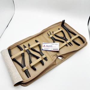 Ensemble d'outils professionnels pour extensions de cheveux, kit d'outils d'installation de tissage et d'extensions de cheveux pour coiffeurs et esthéticiennes en salon - Product Image 2