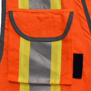 Gilet de sécurité réfléchissant haute visibilité, logo personnalisé, vêtements de travail de protection, gilet de travail extérieur - Product Image 5