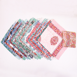 Ethnic Bohemian Floral Eco-Friendly Breathable Cotton <b>Bandana</b> Lightweight Four Seasons Square Scarf with Tie Back for <b>Men</b> Women - Product Image 5