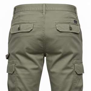 Pantalones Cargo de Cintura Media para Hombre, Marca Privada, Corte Recto, Peso Medio, Múltiples Bolsillos, 100% Poliéster, Secado Rápido, Transpirables - Product Image 4