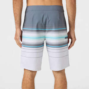 Shorts de bain rayés pour hommes grandes tailles, séchage rapide, légers, respirants, avec cordon de serrage - Product Image 3