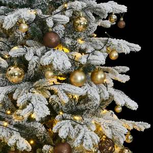 Sapin de Noël Artificiel Articulé avec 300 LED et Ensemble de Boules 82,7 Pouces - Product Image 2