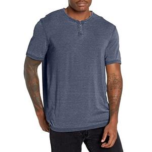 Meilleure qualité T-shirt à col rond pour hommes en gros pas cher personnalisable décontracté couleur unie à manches courtes Slim Fit produit du Bangladesh - Product Image 1