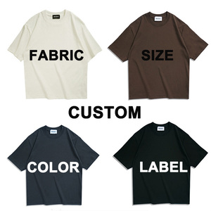 Camiseta de Manga Corta para Hombre, Cuello Redondo, Color Sólido, Talla Grande, 100% Algodón Tejido, Casual, Transpirable, Corte Regular - Product Image 3