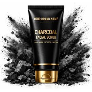 Gommage Visage au Charbon Actif en Gros OEM Marque Privée avec Billes Exfoliantes Douces Nettoyant Pores Détoxifiant - Product Image 3