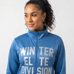 Veste de sport pour femmes, veste d'entraînement athlétique personnalisée, veste d'entraînement sportive à fermeture éclair intégrale, veste d'entraînement imprimée pour femmes - Product Image 3