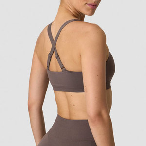 Sapdnex – Vêtement de sport et de yoga à haute élasticité avec bretelles croisées au dos, coussinets amovibles, coupe ajustée, anti-transpiration, pour l'entraînement en extérieur - Product Image 2