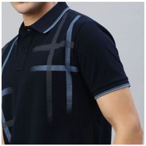 เสื้อโปโลผู้ชายลำลองสำหรับตีกอล์ฟ พิมพ์ลายได้ทั้งตัว แห้งเร็ว ระบายอากาศดี ผ้าถักเนื้อแน่น มีไซส์ใหญ่ รับประกันคุณภาพ - Product Image 6