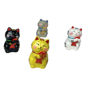 Creative VIETSTYLE fait à la main chat poisson Figurines coloré polyrésine personnalisable couleur Vietnam-made élégant Design artificiel maison - Product Image 2