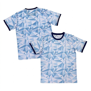 Camisetas Personalizadas por Sublimación, 100% Poliéster, Manga Corta, Cuello Redondo, Ropa Deportiva al por Mayor - Product Image 1