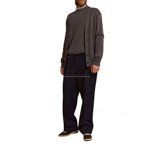 Autumn Winter Men's Versatile Solid Color Knitted <b>Cardigan</b> <b>Sweater</b> with Fashion Buttons Fashion Knitwear - Product Image 4