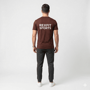 Camiseta de Alta Calidad para Hombre, 220 Gramos, Algodón Grueso, Cuello Redondo, Manga Corta, Hombros Caídos, Talla Grande, Logotipo Personalizado, Color Sólido - Product Image 5