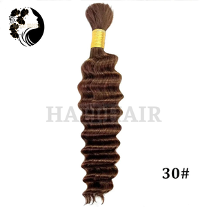 100% extensiones humanas Remy naturales a granel onda profunda todos los colores teñido blanqueamiento permanente Super doble dibujado solo dibujado vietnamita - Product Image 6