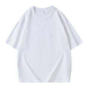 เสื้อยืดโอเวอร์ไซส์สีแดงล้วน ผ้าคอตตอนเทอร์รี่ แขนสั้น คอกลม สไตล์สตรีทแวร์ แห้งเร็ว ใส่สบายสำหรับผู้ชาย - Product Image 2