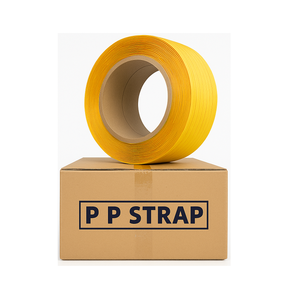 Correa de Carga de PP de 15 mm x 0,5 mm x 1000 m, Suministro de Fábrica – Rollo de Embalaje Ecológico Resistente al Agua - Product Image 1