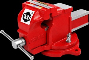 Professional Heavy Duty Engineer <b>Bench</b> Vise <b>with</b> 360° Swivel Base Cast Iron <b>Workshop</b> <b>Vice</b> Heavy Duty Workbench <b>Vice</b> - Product Image 4