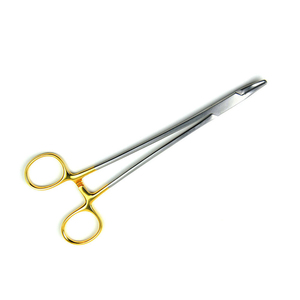 Pinzas quirúrgicas Bozemann para agujas, semicurvas, doradas, tamaños personalizados, instrumentos quirúrgicos, pinzas portaagujas Mosquito - Product Image 4