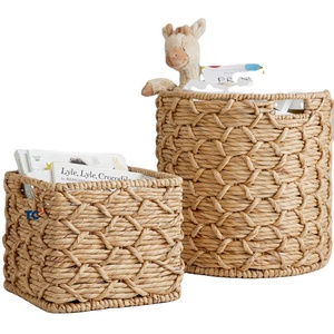 Wholesaler High Quality Best Selling Eco-friendly Unique <b>Rattan</b> <b>Storage</b> <b>Basket</b> for Home Decoration From Vietnam - Product Image 1