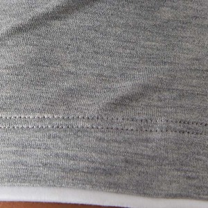 Camiseta de Manga Corta para Hombre, Cuello Redondo, Color Gris, Corte Regular, Informal, de Algodón, Color Sólido, Transpirable, Diseño de Punto - Product Image 5