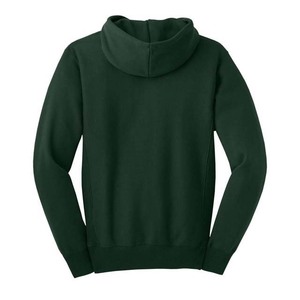 Sudadera con Capucha para Hombre, Color Verde Oscuro, Corte Regular, Color Sólido, Algodón, Informal, con Bolsillo Delantero - Product Image 6