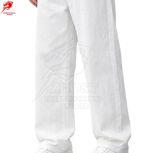 Jeans amples pour hommes au design personnalisé, coupe moderne, style décontracté à jambes larges pour le streetwear et la mode décontractée - Product Image 6
